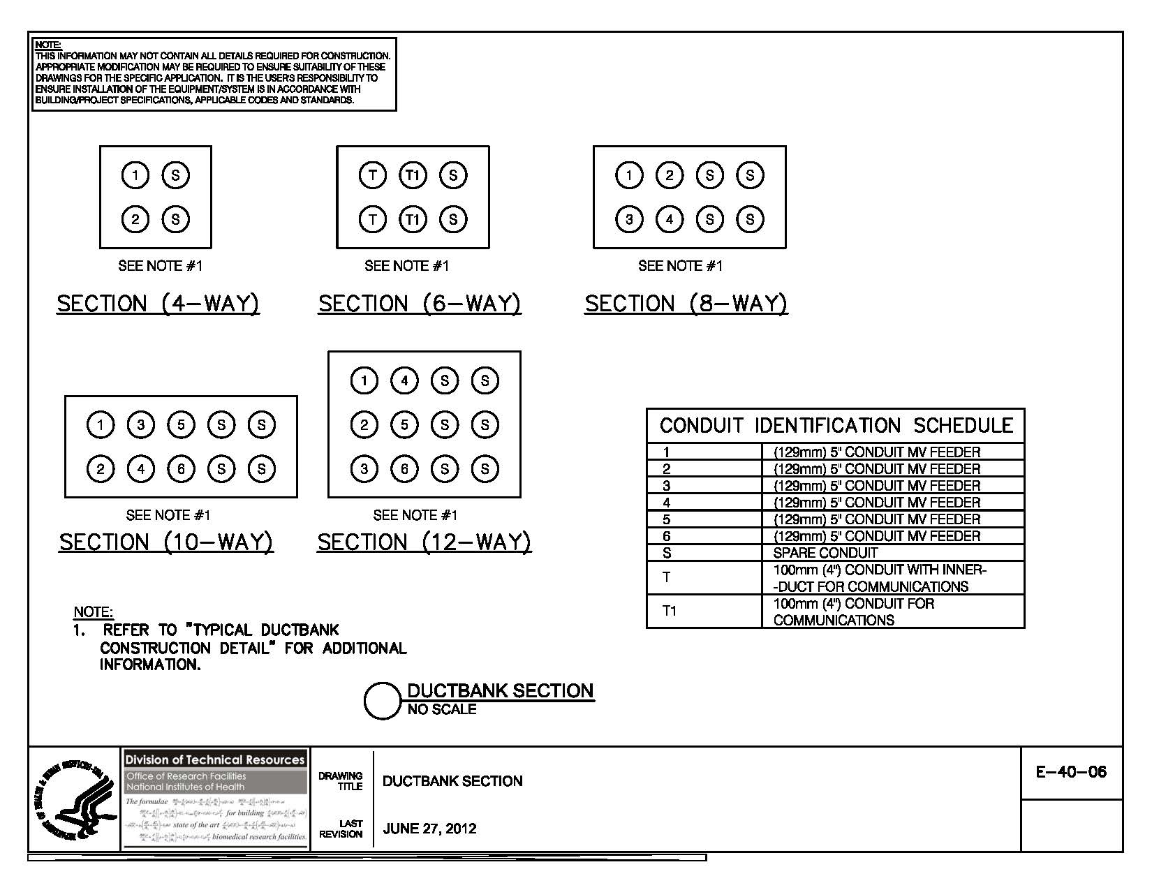 NIH Standard CAD Details